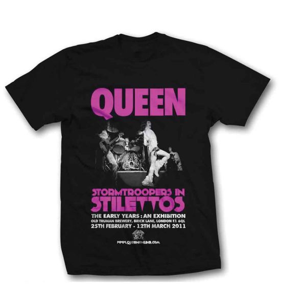 Queen: Stormtrooper in Stilettos - Black T-Shirt