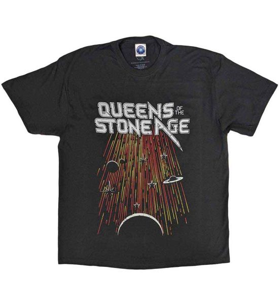 Queens Of The Stone Age: Meteor Shower - Charcoal Grey T-Shirt