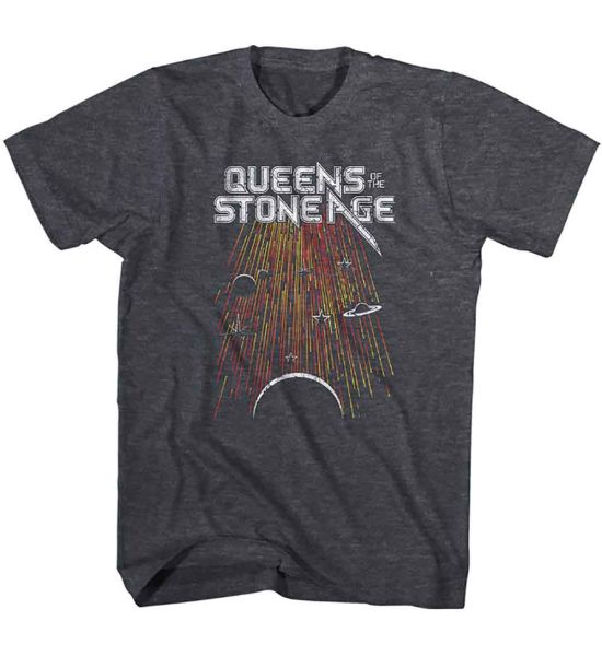 Queens Of The Stone Age: Meteor Shower - Heather Grey T-Shirt