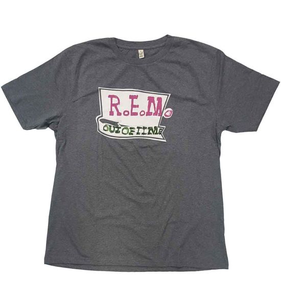 R.E.M.: Out Of Time - Heather Grey T-Shirt