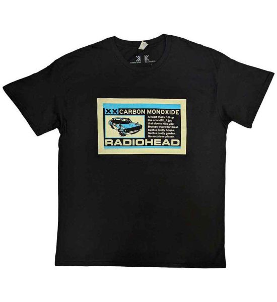 Radiohead: Carbon Patch - Black T-Shirt