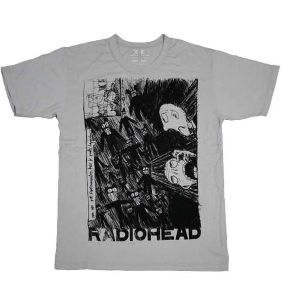 Radiohead: Scribble - Grey T-Shirt