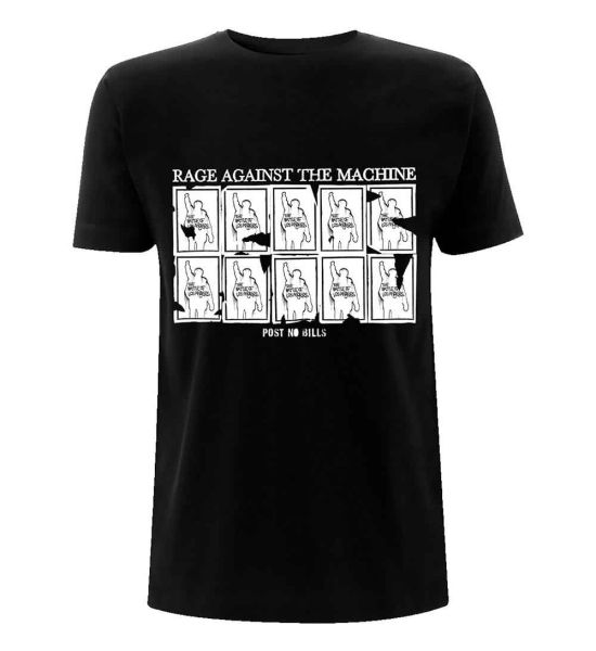 Rage Against The Machine: Post No Bills Black T-Shirt