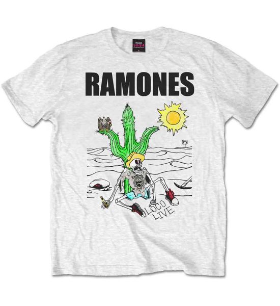 Ramones: Loco Live - White T-Shirt