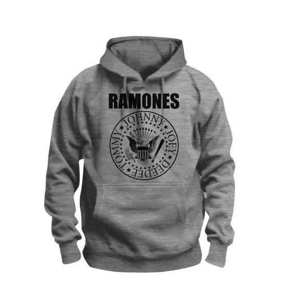 Ramones: Presidential Seal - Grey Pullover Hoodie