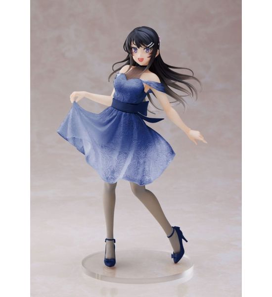 Rascal Does Not Dream of Bunny Girl Senpai: Mai Sakurajima Clear Dress Ver. PVC Statue Renewal Edition (20cm)