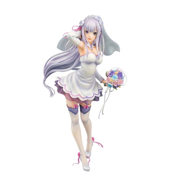 Re:ZERO -Starting Life in Another World-: Emilia Wedding Ver. 1/7 PVC Statue (25cm) Preorder