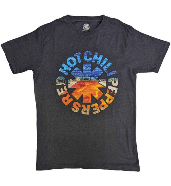 Red Hot Chili Peppers: Californication Asterisk (Black Pigment Wash) - Black T-Shirt