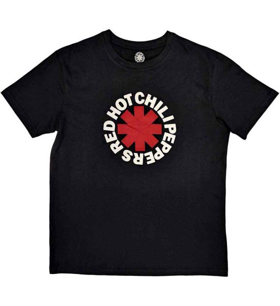 Red Hot Chili Peppers: Classic Asterisk - Black T-Shirt