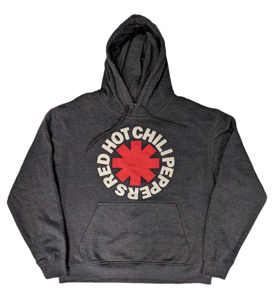 Red Hot Chili Peppers: Classic Asterisk - Charcoal Grey Pullover Hoodie