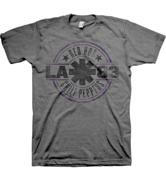 Red Hot Chili Peppers: LA 83 - Heather Grey T-Shirt