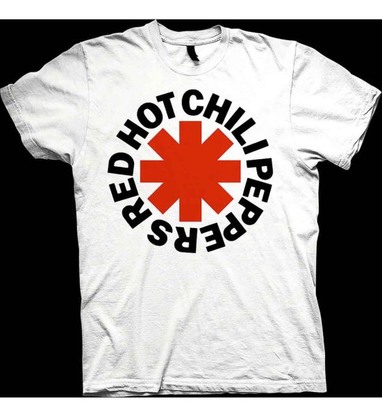 Red Hot Chili Peppers: Red Asterisk - White T-Shirt