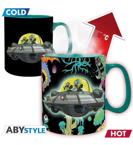 Rick and Morty: Spaceship Heat Change Mug