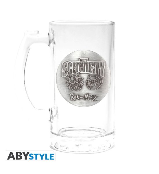 Rick & Morty: Get Schwifty 500ml Glass Tankard