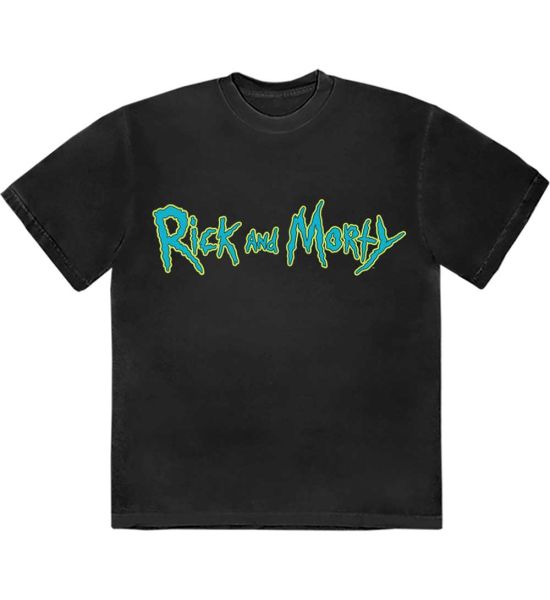 Rick & Morty: Logo - Black T-Shirt