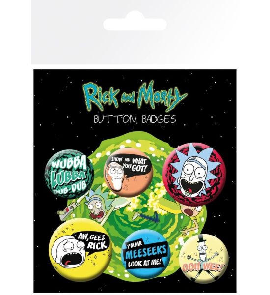 Rick & Morty: Mix Badge Pack Preorder