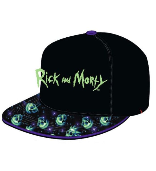 Rick & Morty: Neon Logo Curved Bill Cap Preorder