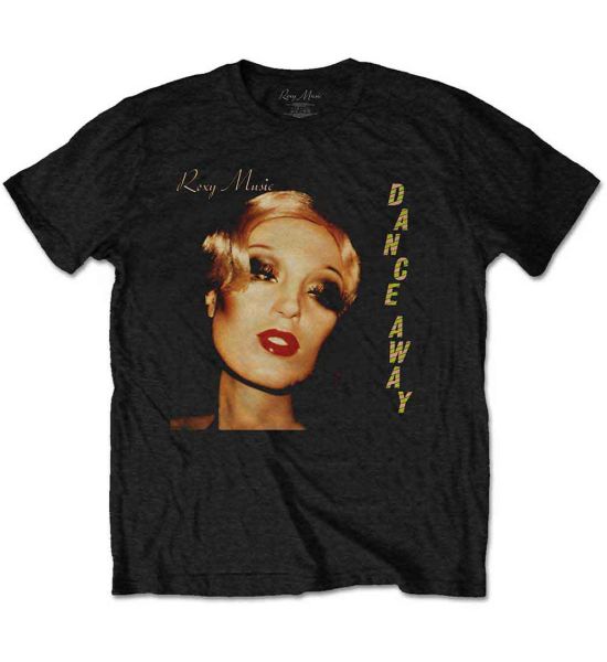 Roxy Music: Dance Away Album - Black T-Shirt