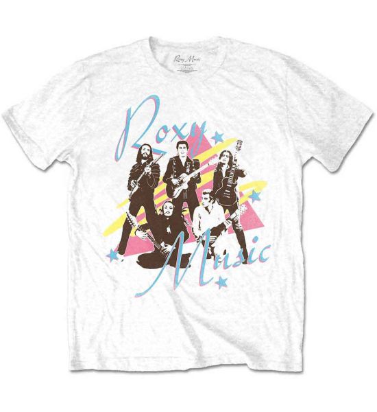 Roxy Music: Guitars - White T-Shirt