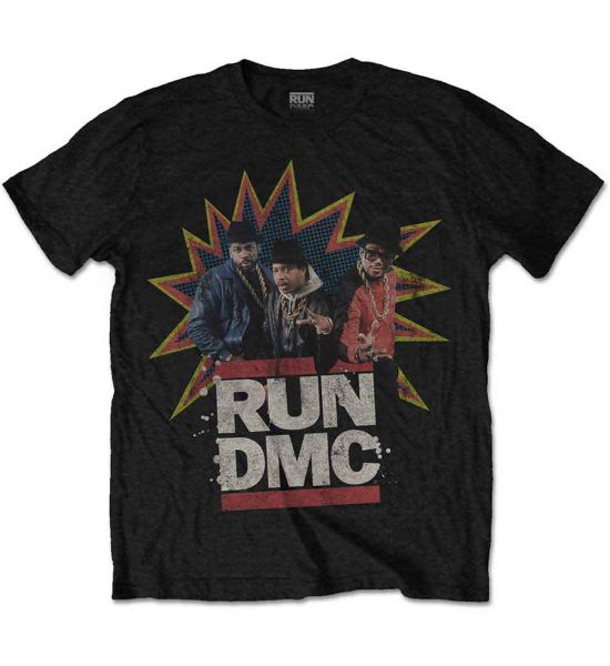 Run DMC: POW! - Black T-Shirt