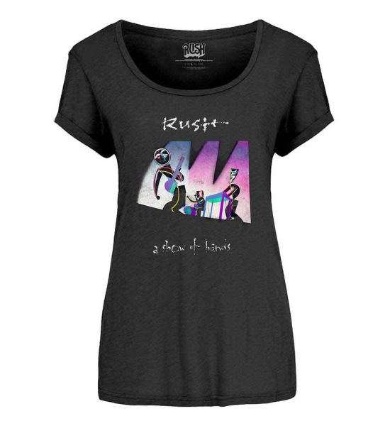 Rush: Show of Hands - Ladies Black T-Shirt