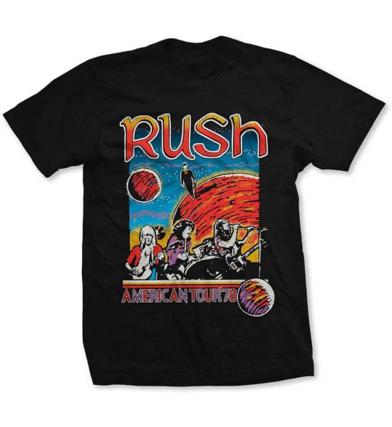 Rush: US Tour 1978 - Black T-Shirt