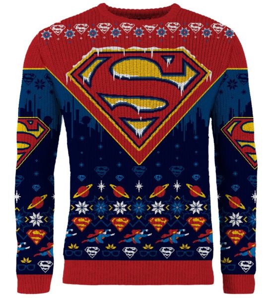 Superman: Man of Festivities Ugly Christmas Sweater