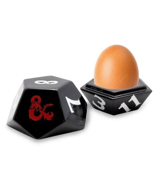 Dungeons & Dragons: Eggcup with Salt Shaker 3D Dice Preorder