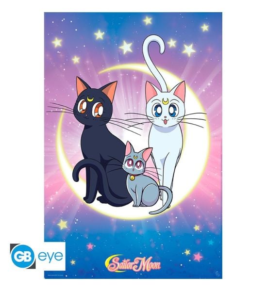 Sailor Moon: Luna, Artemis & Diana Poster (91.5x61cm)