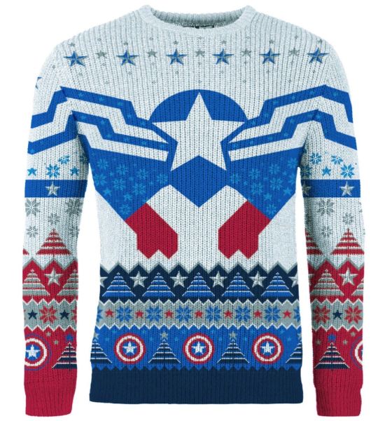 Captain America: New and Improved Sam Wilson Ugly Christmas Sweater