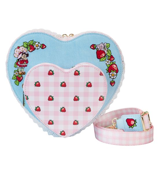 Loungefly: Strawberry Shortcake Denim Heart Crossbody Bag