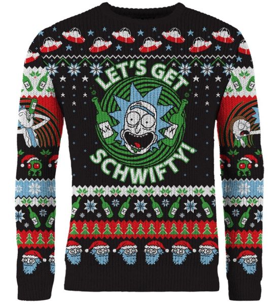 Rick & Morty: Let's Get Schwifty Ugly Christmas Sweater/Jumper