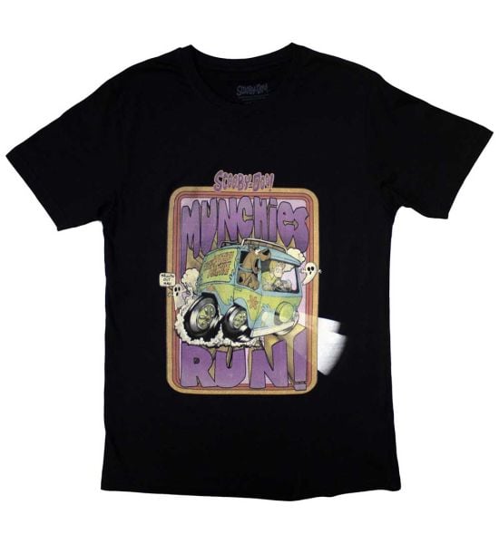 Scooby Doo: Munchies Run - Black T-Shirt