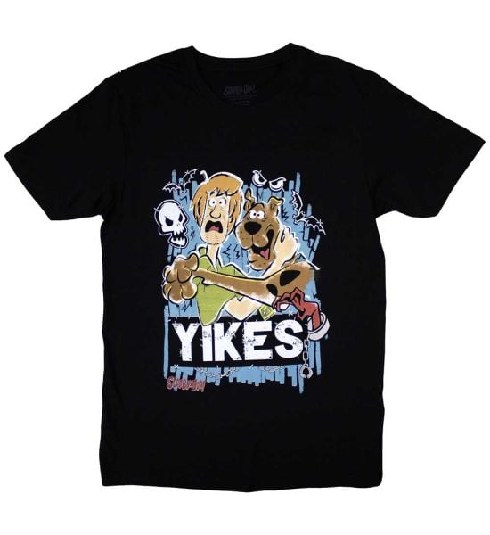 Scooby Doo: Yikes! - Black T-Shirt