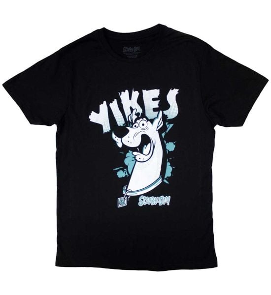 Scooby Doo: Yikes Scooby Blue - Black T-Shirt