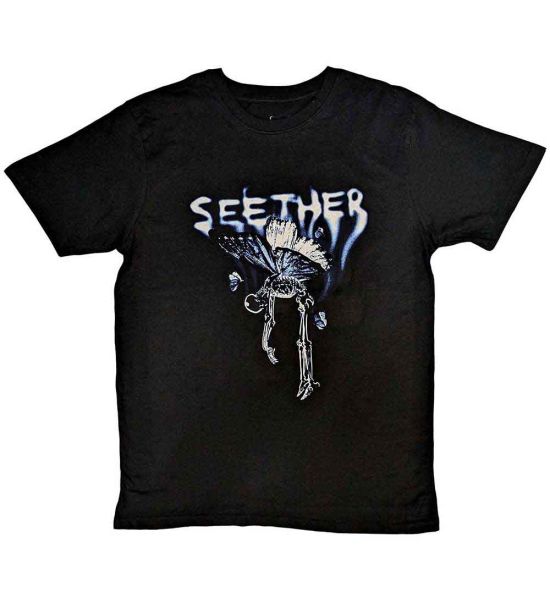 Seether: Dead Butterfly - Black T-Shirt