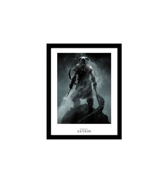 Skyrim: Dragon Born Framed Print (30x40cm)