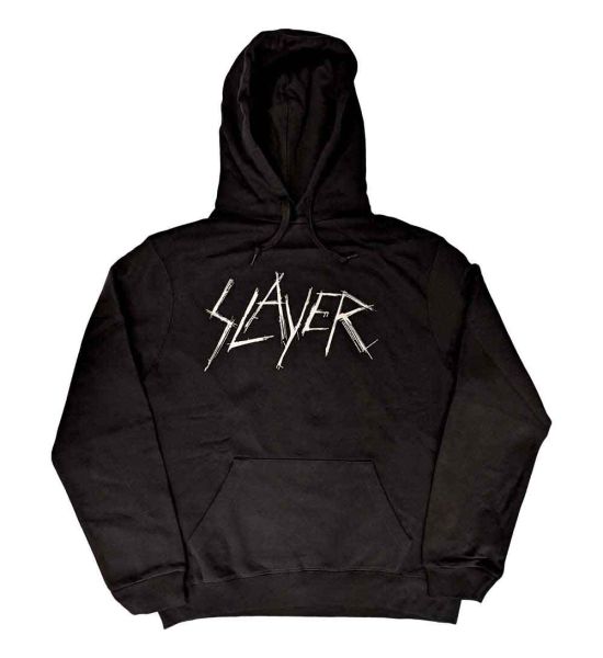 Slayer: Scratchy Logo - Black Pullover Hoodie