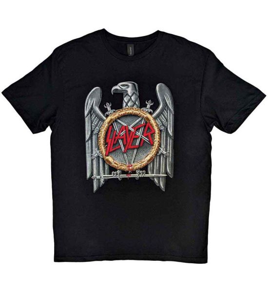 Slayer: Silver Eagle - Black T-Shirt