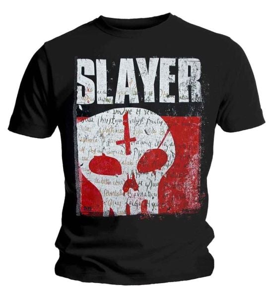 Slayer: Undisputed Attitude Skull - Black T-Shirt