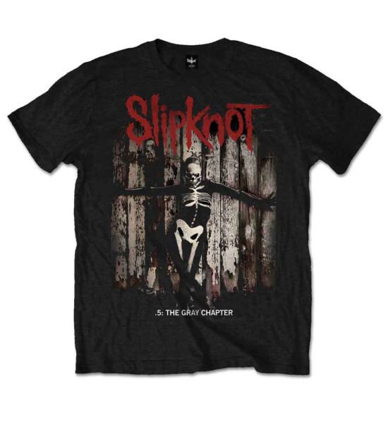 Slipknot: .5: The Gray Chapter Album - Black T-Shirt