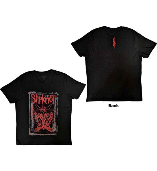 Slipknot: Dead Effect (Back Print) - Black T-Shirt