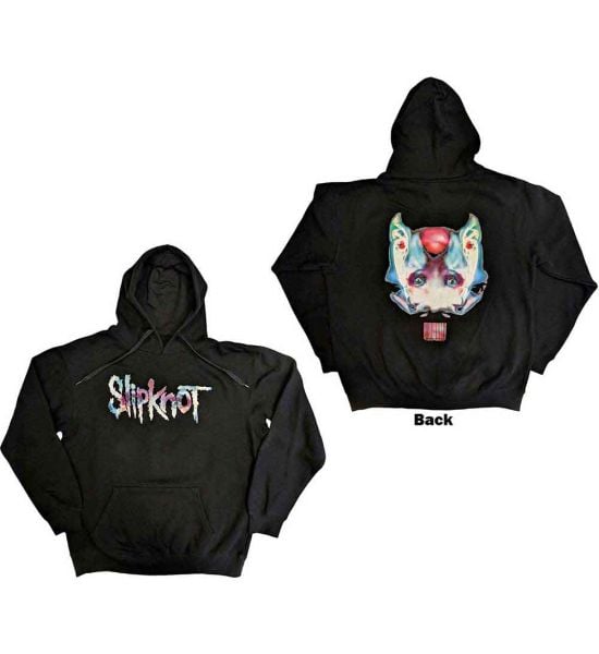 Slipknot: Eye Logo (Back Print) - Black Pullover Hoodie