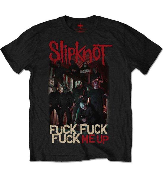 Slipknot: Fuck Me Up - Black T-Shirt