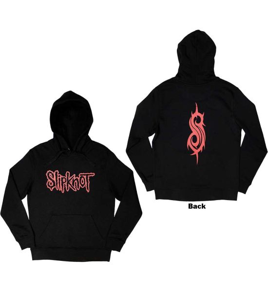 Slipknot: Logo (Back Print) - Black Pullover Hoodie