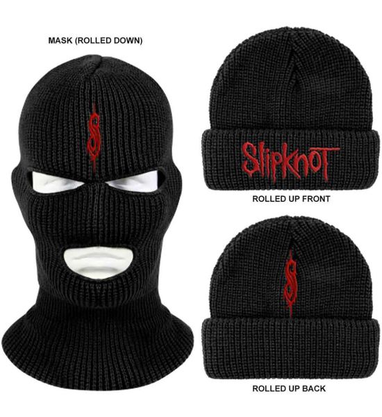 Slipknot: Logo - Black Mask Beanie Hat Preorder