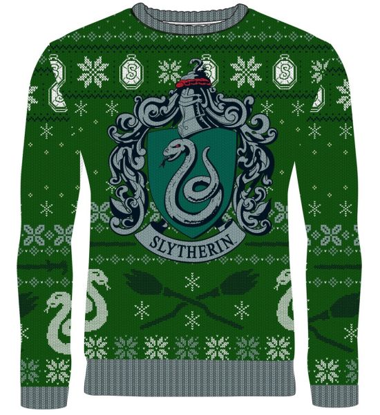 Harry Potter: Slytherin Sleigh Bells Christmas Jumper