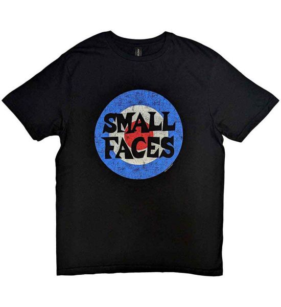 Small Faces: Mod Target - Black T-Shirt