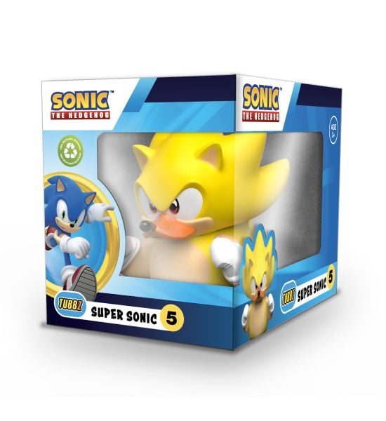 Sonic the Hedgehog: Super Sonic Tubbz Rubber Duck Collectible (Boxed Edition)