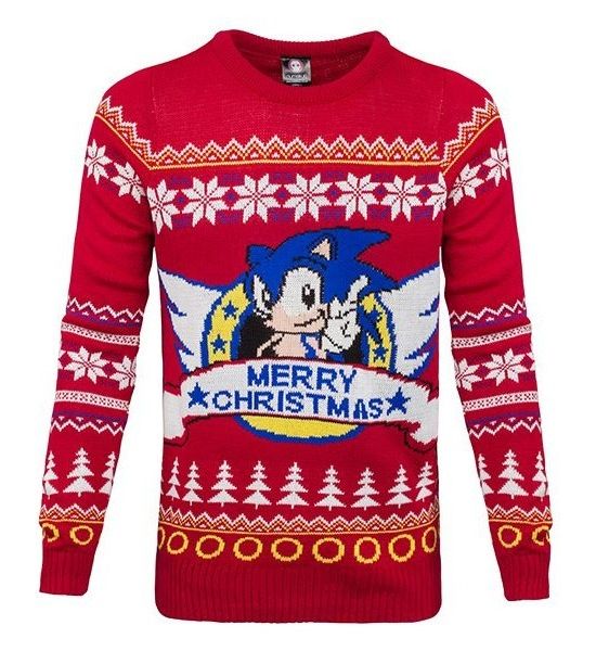 Sonic the Hedgehog: Unisex Ugly Christmas Sweater/Jumper